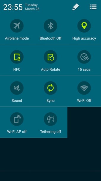 Samsung GALAXY S5软件