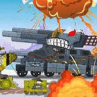 坦克攻击(anks attack the enemy Cartoon)