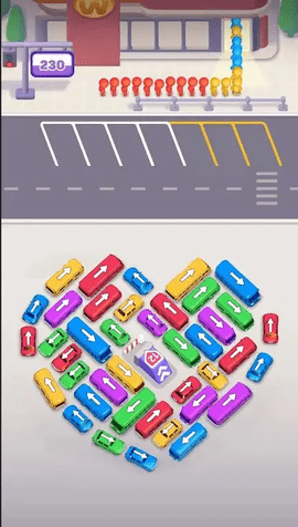 公交车离开交通堵塞 公交车离开交通堵塞