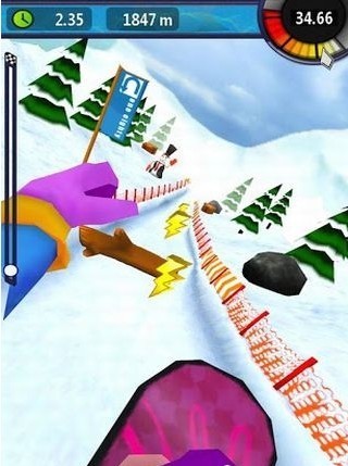 滑雪竞速登山赛手游